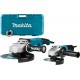 Makita DK0054X1 Meuleuse d'angle combinée avec mallette (GA9020R+9558HNRG) + 2 meules diamantées
