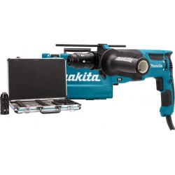 Makita HR2630TX12 Perfo-burineur 800W 2,4 + Jeu de forets 17 pcs