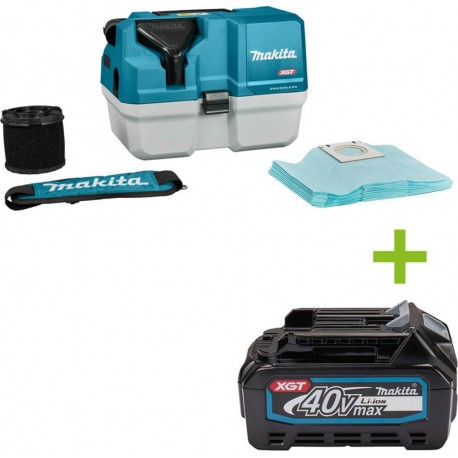 Makita VC013GLZ03 Aspirateur compact sans fil 40V sans batteries et chargeur dans la boîte