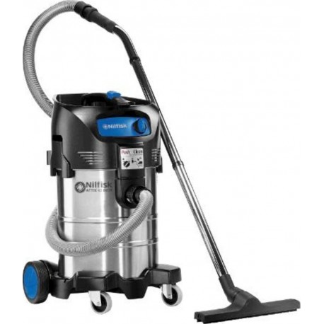 Nilfisk 107413593 Attix 40-01 PC INOX aspirateur compact eau et poussières