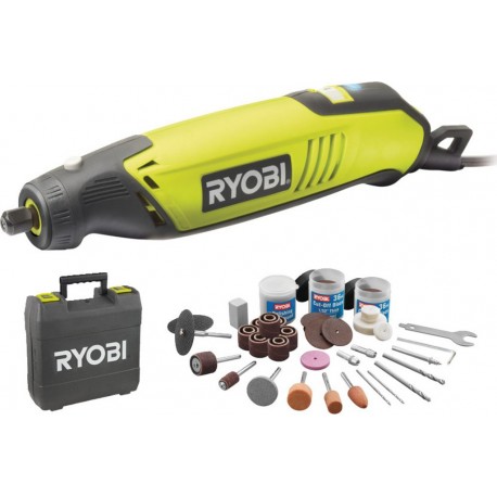 Ryobi 5133000754 EHT150V Multitool 150 Watt + set d'accessoires 115 pièces dans une valise
