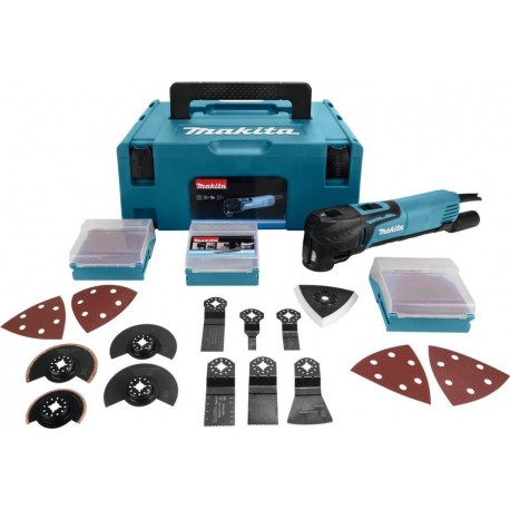 Makita TM3010CX2J Découpeur-ponceur multifonctions 320W (kit d'accessoires)