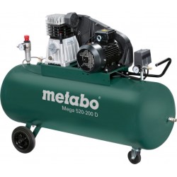 Metabo 601541000 Mega 520-200D Compresseur 10 Bar