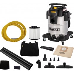 DeWalt DXV38SB Aspirateur eau et poussière 1250W 38L