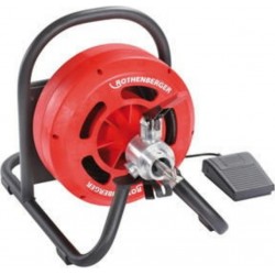 Rothenberger 1000001257 Rodrum S 13 incl. spirale 13mm/15m Machine de nettoyage pour tubes Ø 40 - 100 mm