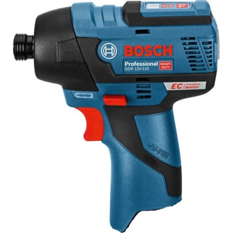 Bosch Bleu 06019E0002 GDR 12V-110 Tournevis à chocs 12V sans piles ni chargeur