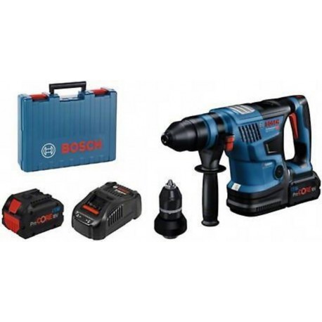 Bosch Bleu 0611914002 GBH 18V-34 CF Professional Accu Hammer SDS-Plus 5.8J 18V 8.0Ah ProCore