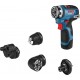 Bosch Bleu 06019H3009 GSR 12V-35 FC Perceuse sans fil 12V 3.0Ah Li-Ion en L-Boxx