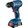 Bosch Bleu 06019K3204 GSR 18V-45 Visseuse sans fil 18V 3.0Ah Li-Ion en L-Boxx