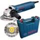 Bosch Bleu 0601824900 GWS1400 Meuleuse d'angle + disque diamanté gratuit
