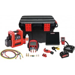 Rothenberger 1000003623 ROCADDY 120 CL Digital avec ROAIRVAC sur batterie