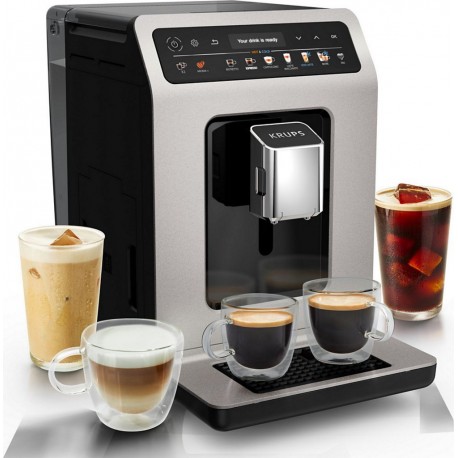 Krups Expresso Broyeur Evidence Hot &amp Cold EA898DF1