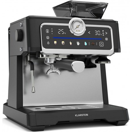 Klarstein Machine à expresso GrandPresso 20 bars 1350 W Broyeur