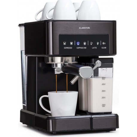 Klarstein Machine à expresso Arabica Comfort 1350W 20 Bar 1,8l Noir