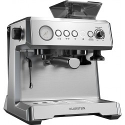 Klarstein Machine à expresso GrandPresso 20 bars 1350 W 2,3 L Gris