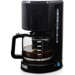 Briebe Cafetière filtre Elegance 10 Tasses, 1,25L CM1171BLK
