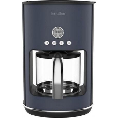 Terraillon Cafetière filtre NEW MOON Bleu
