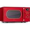 Klarstein Micro ondes grill Julieta grill 20L 800 W Ø25,5cm Rouge