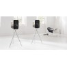 Q Acoustics Enceinte bibliothèque Concept 300 Noir et Noyer
