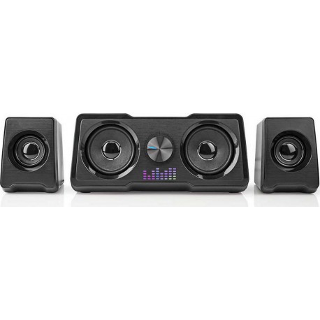 Nedis Enceinte TV portable avec Effet Lumineux LED