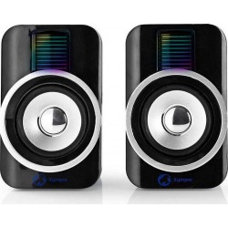 Nedis Enceinte portable Stéréo 2.0 USB 30W RGB Compact