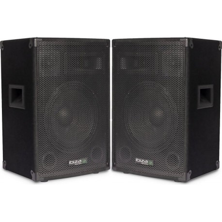 Ibiza Enceinte sono DISCO10B Paire TRAPEZOIDALE 2x400W