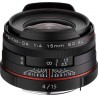 Pentax Objectif pour Reflex HD DA 15mm f/4 noir ED AL Limited