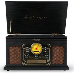 Prixton Platine vinyle Century Bluetooth, CD, MP, Cassette, USB