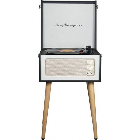 Prixton Platine vinyle Detroit avec Bluetooth et radio FM