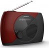 Thomson Radio FM Radio FM portable RT353 rouge et noire