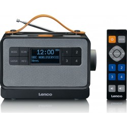 Lenco Radio DAB PDR-065BK