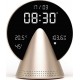 Lexon Radio réveil Conic Clock avec fonction Bluetooth Or