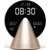 Lexon Radio réveil Conic Clock avec fonction Bluetooth Or