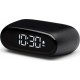 Lexon Réveil Minut ultra-compact Rechargeable Noir