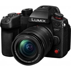 Panasonic Appareil photo Hybride GH7 noir +12-60mm Lumix