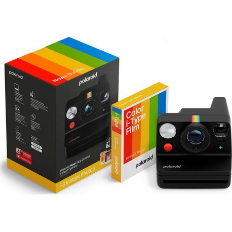 Polaroid Appareil photo Instantané Now+ Gen 3 Black + Pack 8 Films