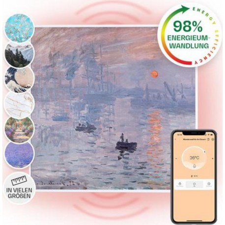 Klarstein Chauffage infrarouge Wonderwall Air Art Smart 60cm