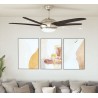Vidaxl Ventilateur Ventilateur de plafond orné avec lampe 1