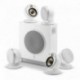 Focal Pack d'enceintes Pack enceinte Home Cinéma Dome 5.1 flax blanc