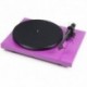 Pro-Ject Platine vinyle Début Carbon Dc violet 2 M rouge